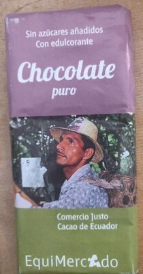 Chocolate puro comercio justo