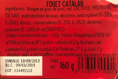 Fouet Catalan front packaging