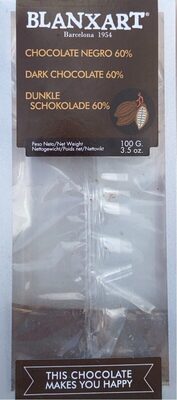 Chocolate Negro 60%