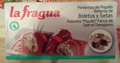 Poivrons "Piquillo" farcis de cèpes et de champignons