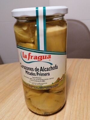 Corazones de alcachofa. Mitades primera