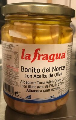 Bonito del norte con aceite de oliva front packaging