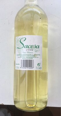 Vino blanco front packaging