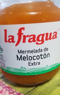 Mermelada melocoton front packaging