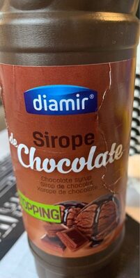 sirope de chocolate front packaging