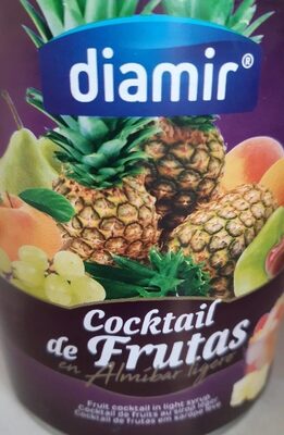 Coltail de Frutas en almibar ligero front packaging