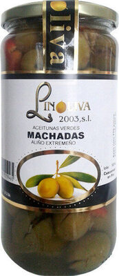 Aceitunas macha aliñadas a la extremeña front packaging