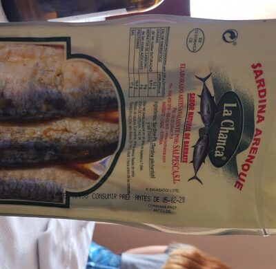 sardina arencada front packaging