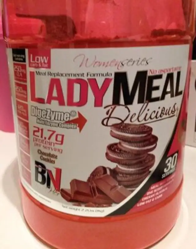 Lady meal chocolate cookies front packaging