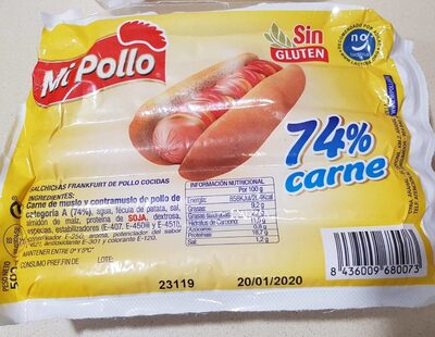 Salchichas de pollo