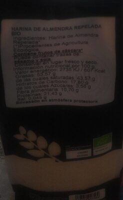 Harina de almendra bio