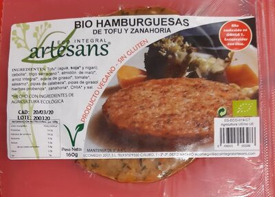 BIO hamburguesas de todo y zanahorias