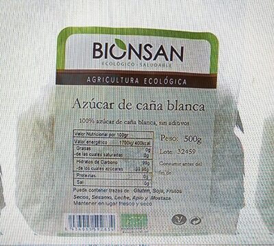 Azúcar de caña blanca