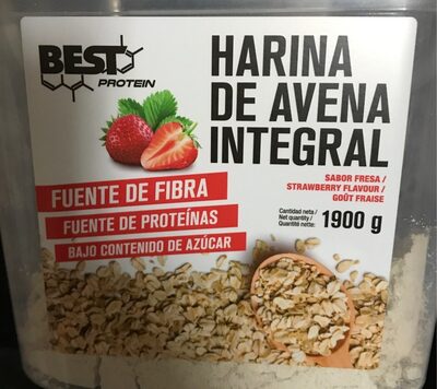 Harina de avena integral