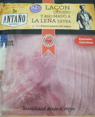 Lacón cocido y ahumado a la leña