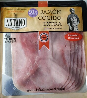 Jamón cocido extra front packaging