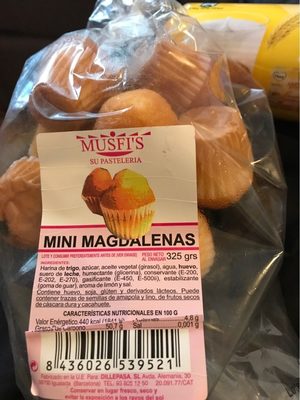 Mini magdalenas redonditas