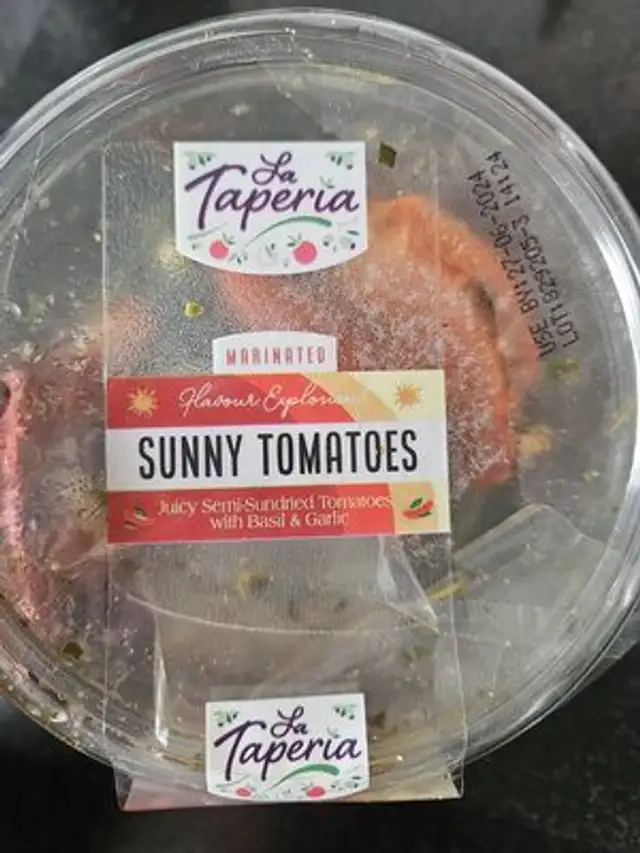 sunny tomatoes front packaging