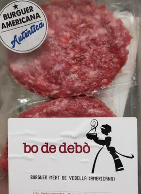 Burguer meat de vedella americana