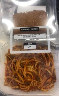 Duo Tallarines Boloñesa con San Jacobo