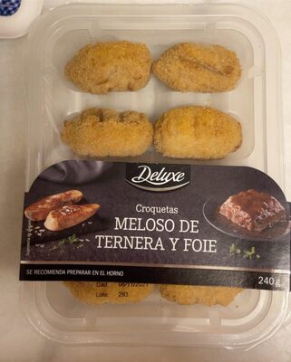 Croquetas de meloso de ternera y foie