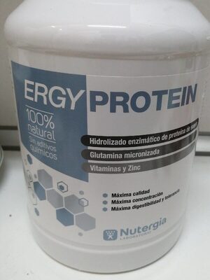 Ergy Protein front packaging