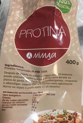 Proteína texturizada de soja