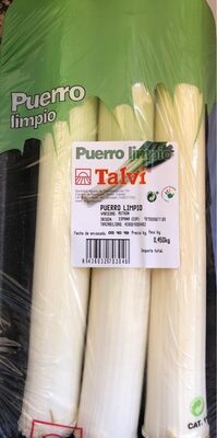 Puerro limpio