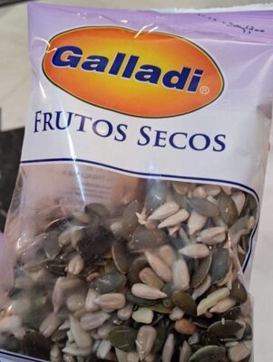Frutos secos front packaging