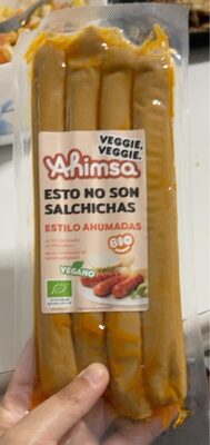 Biosalchicha vegetal ahumada front packaging