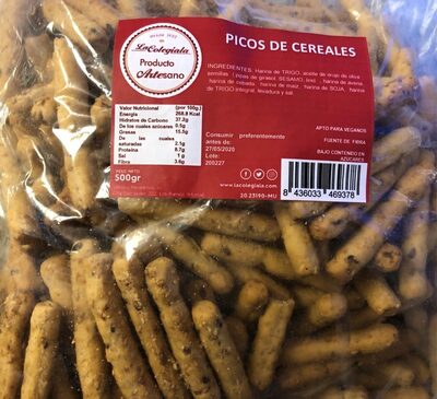 Picos de cereales front packaging