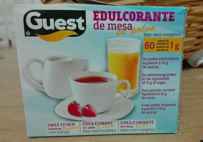 Edulcolante de mesa en polvo