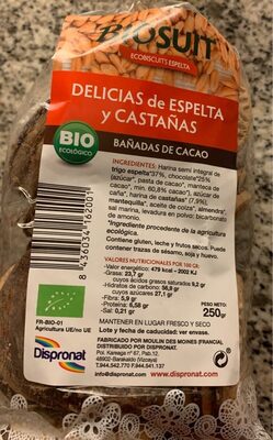 Delicias de espelta y castañas