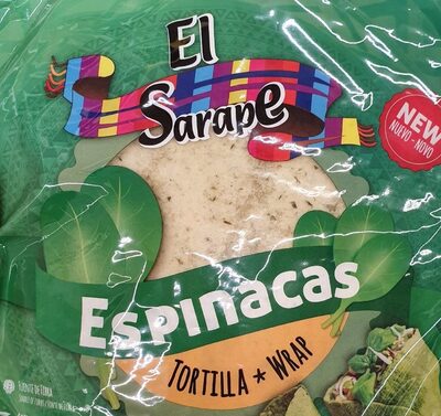 Tortilla wrap espinacas