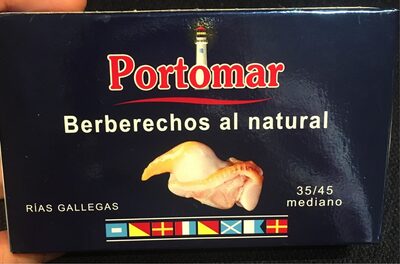 Berberechos de las rías gallegas al natural