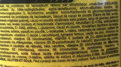 3 XL Nutrition , Black Cookies ingredients label