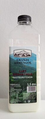 Llet desnatada front packaging