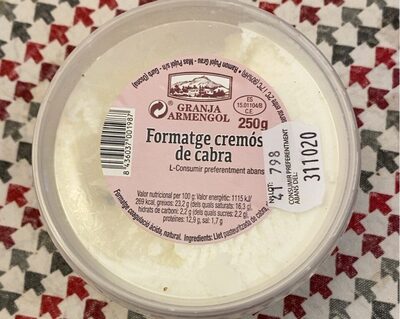 Formatge Cremos de cabra