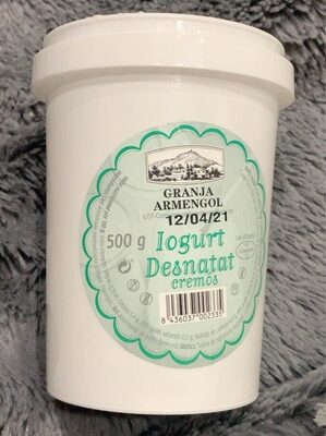 Yogur desnatado cremoso