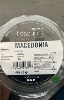 Bocados Fresquitos Macedonia
