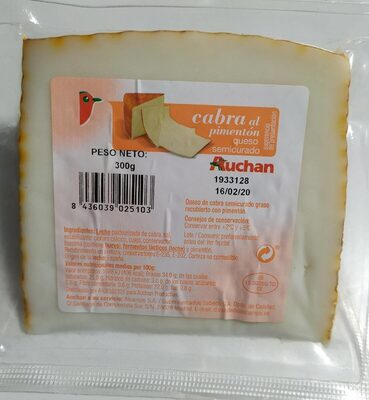 Queso de cabra al pimentón