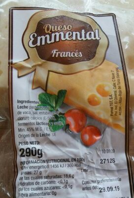 Queso emmental frances