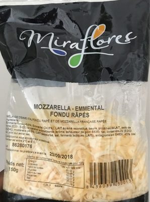 Mozzarella-emmental fondu râpés