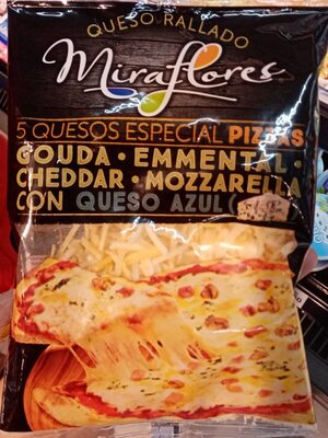 Queso rallado 5 quesos