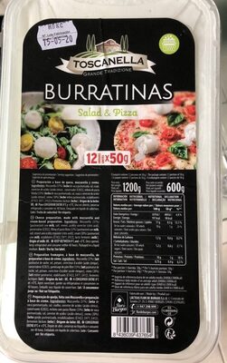 Burratinas front packaging