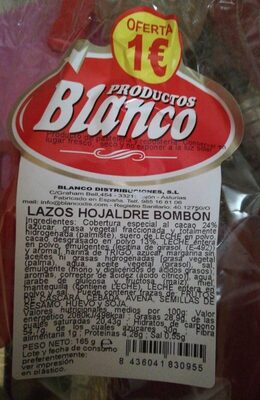 Lazos hojaldre front packaging