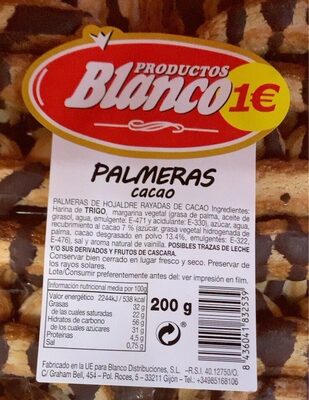 Palmeras cacao