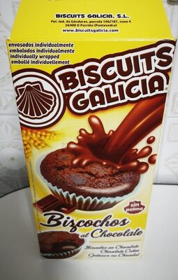 Bizcochos al chocolate