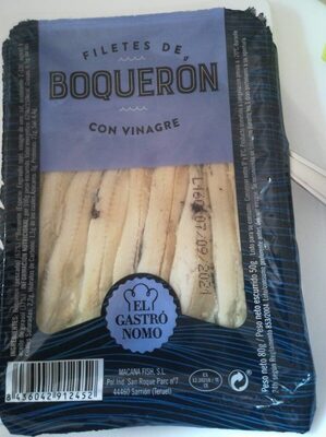 Filetes de boquerones con vinagre