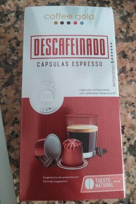 Cápsulas espresso descafeinado